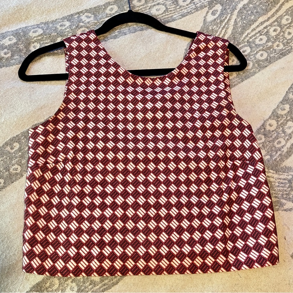 SOLD✨Scotch & Soda vintage-look print crop top sz 4